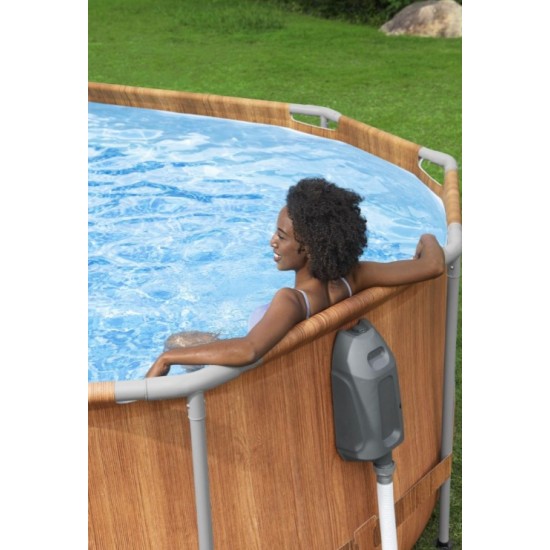Piscina cu cadru otel Comfort Jet 610 x 366 x 122 cm cu accesorii Piscina cu cadru otel Comfort Jet 610 x 366 x 122 cm cu accesorii